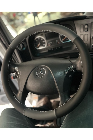 Mercedes Axor 1840 Direksiyon Kılıfı Gri Siyah