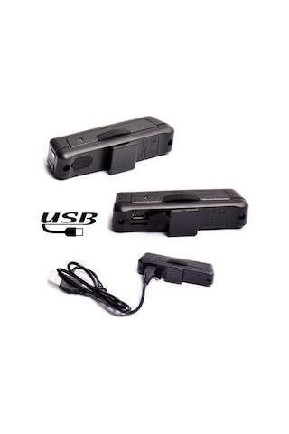 Forte Gt Comet Usb Şarjlı Bisiklet Ön Işık 100 Lümen Beyaz Siyah