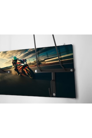 Özel Fotoğraflı Kask Askısı, Motorcu Kask Askısı, Personalv82