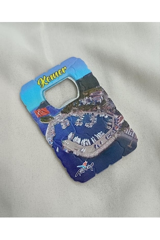 Magnet Açacak Gazoz Şişe Açacağı Mıknatıslı Buzdolabı Süsü Bayrak Deniz Çok Renkli