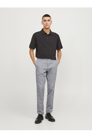 Jack & Jones Erkek Marco Bowie Chino Pantolon - 12150148 Gri