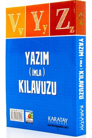 Yazım ( İmla) Kılavuzu Güncel Ve Yeni Baskı. Karton Kapak. 4E Yay
