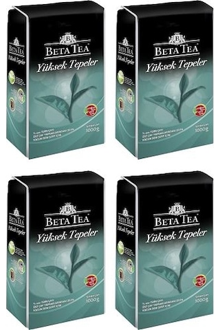 Beta Tea Yüksek Tepeler Siyah Dökme Çay 4 x 1 KG
