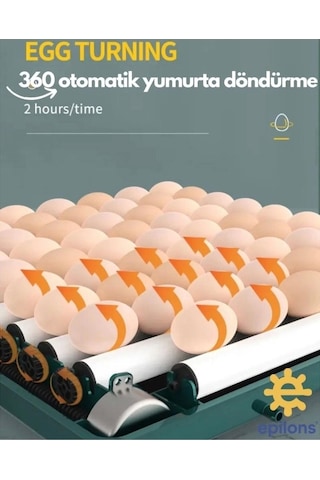 130'lu Kuluçka Makinesi Tam Otomatik