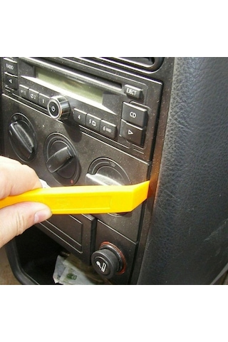 4 Parça Oto Trim Sökme Aparatı Teyp, Kapı Döşemesi Ve Plastik Aksam Sökme Seti Siyah Universal