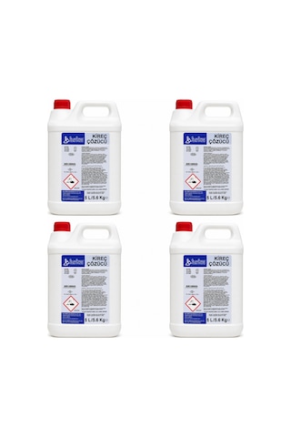 Birka Kireç Çözücü 4 Adet X 5 Litre Profesyonel Temizlik Ürünü