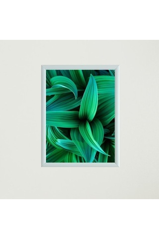 Yapraklar Çerçeveli Poster Tablo