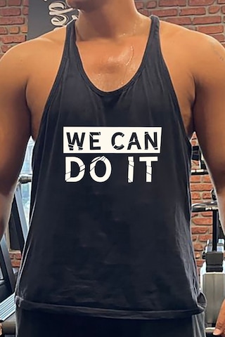 Bluu Wecandoıt Gym Fitness Tank Top Sporcu Atleti