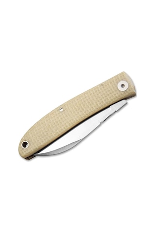 Fox Knives Livri Micarta Coyote Kamp Çakı Krem