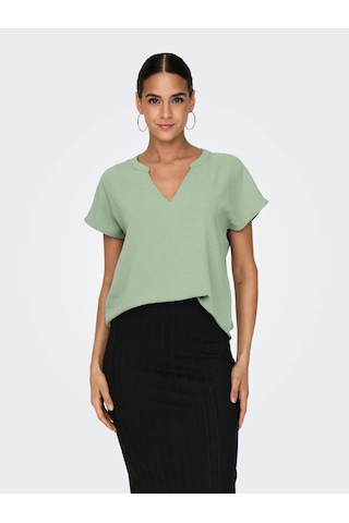 Jdy Jdylion Life S/s Top Wvn Noos Kadın Bluz 15249287 Yeşil