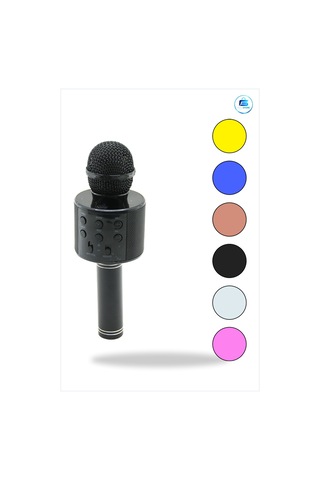Kablosuz Karaoke Mikrofon Hoparlör 800mah Usb Tf Aux Bluetooth Ta
