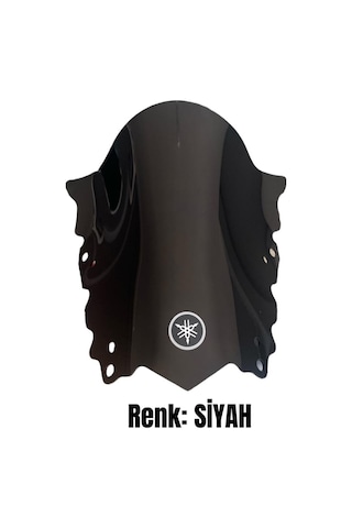 Yamaha R25 2015-2018 Uyumlu Ön Cam Siyah