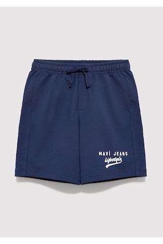 Mavi - Mavi Jeans Baskılı Lacivert Şort 6410019-70491