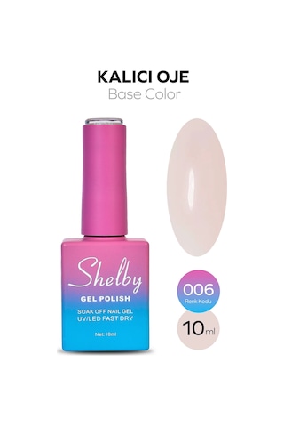Shelby 10 Ml. A006 Nude Renk Kalıcı Oje