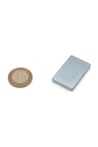 Süper Güçlü Neodyum Mıknatıs, Rare Earth Daimi Nadir Toprak Mıknatısı 40x25x5 Mm Köşeli Süper Güçlü Magnet 8 Adet