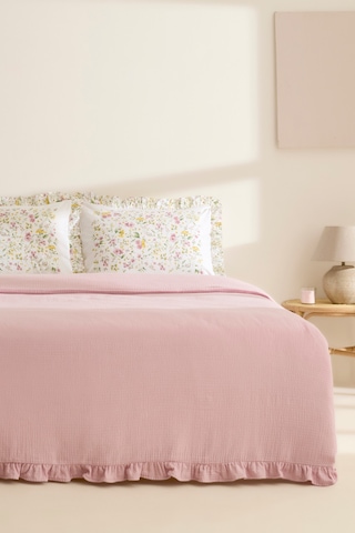 Karaca Home Dorian %100 Pamuk Muslin Çift Kişilik Nevresim Takımı Pudra