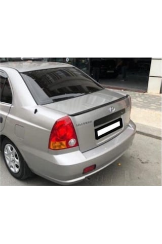 Spoiler Hyundai Admire Bagaj Üzeri Çıta Spoiler Pianoblack Parlak Siyah Çift Taraflı Bantlı 115 Cm