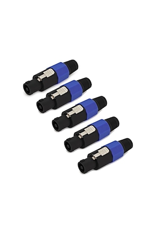 40 Lı Konnektör Seti Xlr Dişi - Erkek 6.35mm Jak Nl4 Speakon