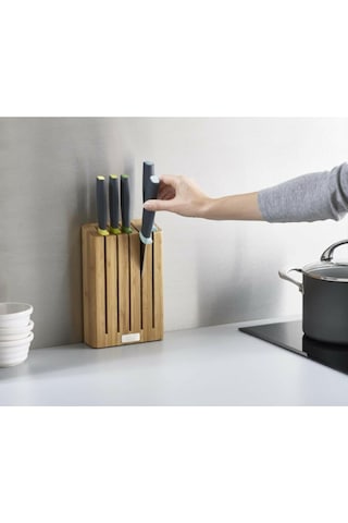 Joseph Joseph Elevate 5´li Bıçak Bambu Blok Set Siyah