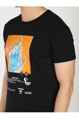 Roberto Cavalli Erkek Tshirt /M.Rob.0421.14023 Siyah