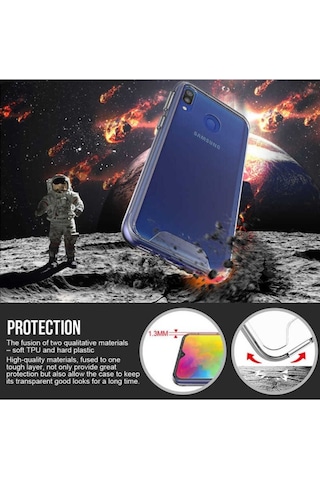 Galaxy M20 Kılıf Zore Gard Silikon Renksiz