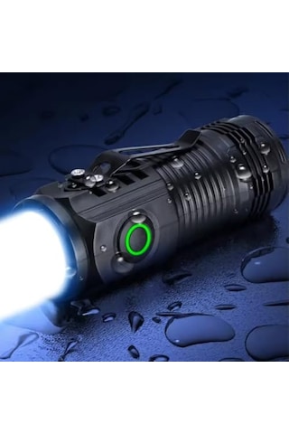 Tr El Feneri Led Usb Şarjlı-ultra Güçlü Parlak Mini Boy El Feneri Enerji Sınıfı A++ Ortam Lambası Deprem,polis,