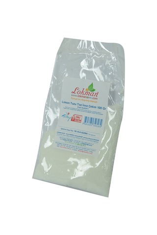 Lokman Avm Limon Tuzu Toz İnce Çekim 100 G