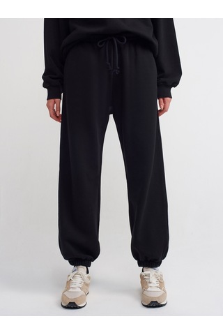 Dilvin Basic Jogger Pantalon Siyah