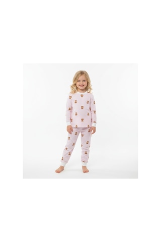 Teddy Kız Çocuk Pijama Takım Pembe