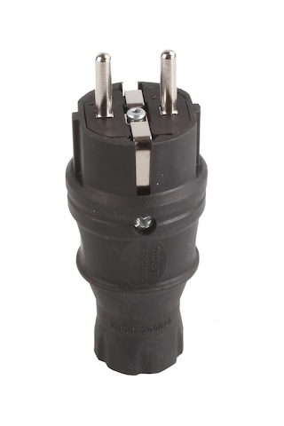 Mutlusan 1X16 Monofaze Topraklı Erkek Düz Fiş- 6'lı Paket