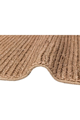 Eko Halı Chotı Chotı Brown-4 El Dokuma Naturel Jüt Hasır Halı - 120X180