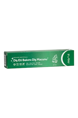 Zubio Organik Sertifikalı Diş Eti Bakımı Diş Macunu 75 G