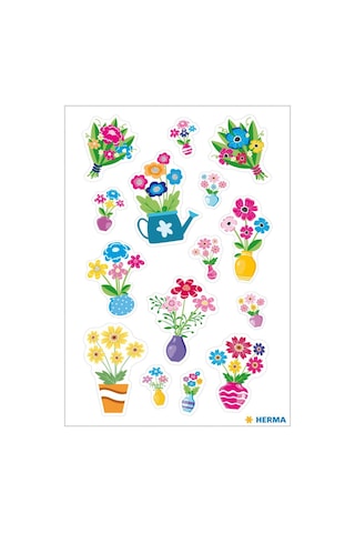 Herma Stıcker Magıc Flowers. Glıttery Foıl