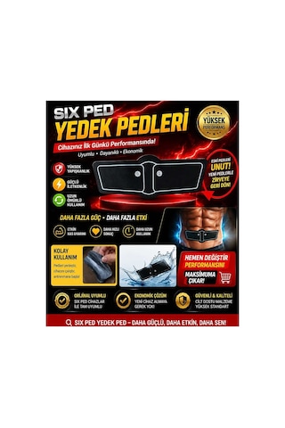 Six Ped Yedek Pedleri İle Cihazınızı Yenileyin, Antrenman Gücünü Artırın. Evimdeyokyok Çok Renkli