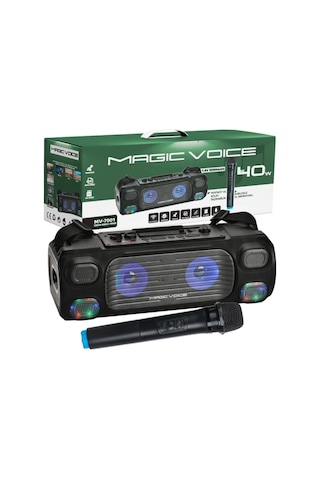 Magicvoice MV-7001 El Mikrofonlu USB/SD Girişli Bluetooth Hoparlör