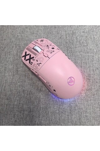 Besthome1 Hxsj T90 Pembe Uc Modlu Kablosuz Fare Rgb Isik Dahili Sol Sag Tus Sessiz Optik Fare Ev Ofis Oyun Diğer