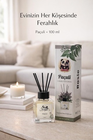 Rosie Paçuli Çubuklu Oda Kokusu 100 Ml Doğanın Derin Ve Gizemli Kokusu