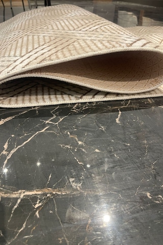 Tropikal Home Relax Konforlu Şık Dekoratif Kaymaz Tabanlı , Yıkanabilir Ve Leke Tutmaz Dört Mevsim Yolluk Kahve