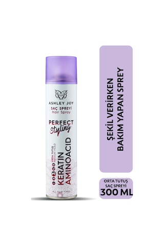 Ashley Joy Orta Tutuş Saç Spreyi 300 ML
