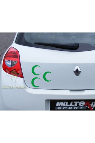 Osmanlı Üç Hilal Araba Sticker (254440560)
