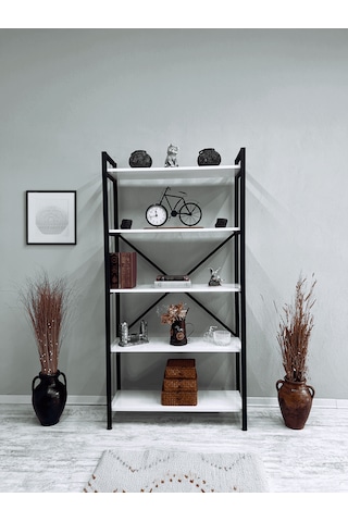 Tanraf Erciyes Telli White Kitaplık