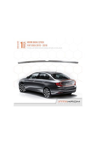 intakrom Fiat Egea Krom Bagaj Çıtası 2015 Üzeri Sd