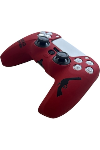 Ps5 Dualsense Koruyucu Silikon Kılıf God Of War Kırmızı