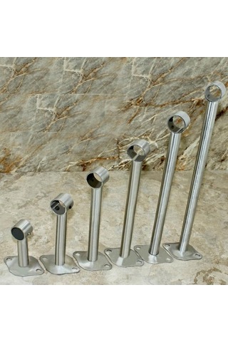 Trendooze Homyl 2x Paslanmaz Çelik Gardırop Kolu Braketi, 150mm, Modern Tasarım