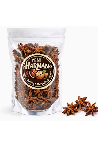 Yeni Harmancı Yıldız Anason Illicium Verum, Star Anise 100 Gr.