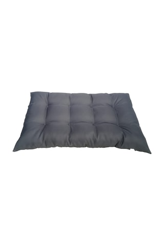 Yer Minderi 120 Cm X 80 Cm Antrasit Minder Düğmeli Antrasit Gri