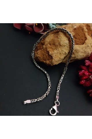 925 Ayar Gümüş Kral Bileklik 2.8 Mm