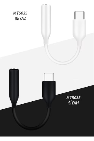 Type-c To 3.5mm Aux Kulaklık Adaptörü - Tak Çalıştır Ses Dönüştürücü