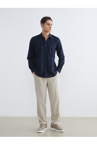 Lcwaıkıkı Classic Lacivert Regular Fit Oxford Erkek Gömlek