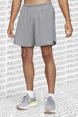 Nike Challenger Dri Fit 7'' Brief Lined Running Shorts Slip Astarlı Koşu Şortu Gri Grey